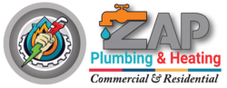 zap plumbing and heating logo